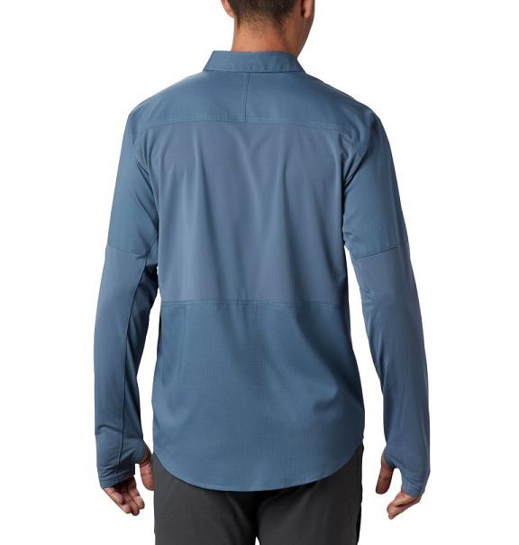 Columbia Silver Ridge Shirts Blue For Men's NZ78034 New Zealand